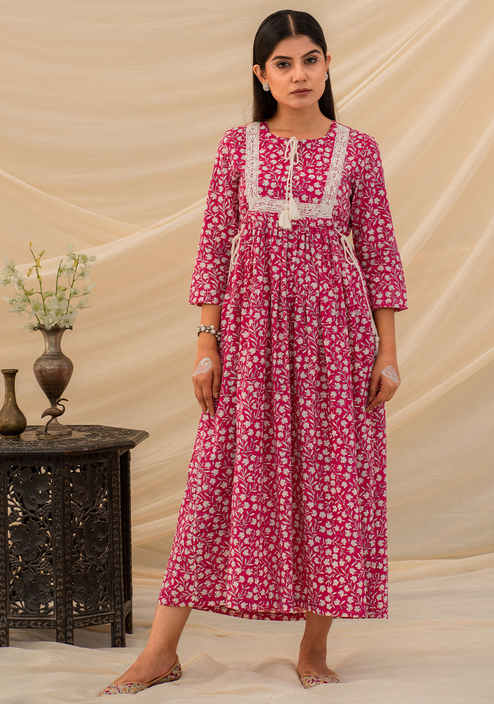 Jasmika mughal gad long dress