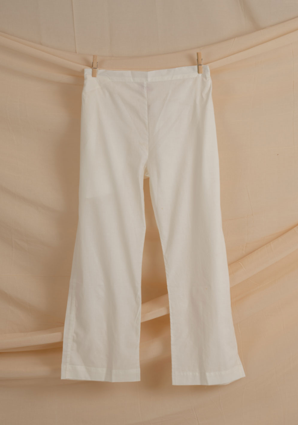 Gul White Cotton Pants